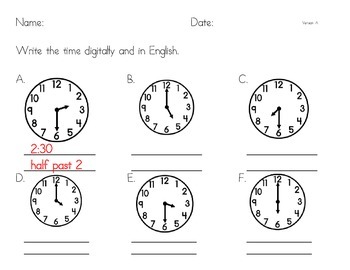 How To Tell (Analog)Time in English - Learn and Practice 