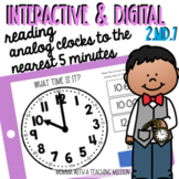 Telling Time Nearest 5 minutes Reading a Clock Google Clas