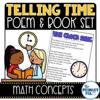 Preview of Telling Time Poem and Book