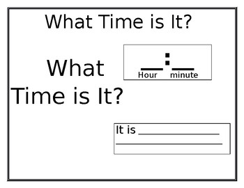 Preview of Telling Time Practice
