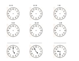 Telling Time Practice