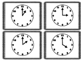 Telling Time Practice Cards