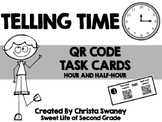 Telling Time Qr Codes: Half Hour and Hour