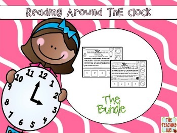 Preview of Telling Time Reading Passages-Bundle-Hour-Half Hour-Quarter Till-Past