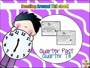 Preview of Telling Time Reading Stories-quarter till- quarter after