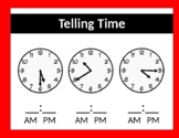 Telling Time Review Powerpoint (Abeka compatible)