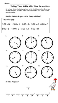 Riddles About Time : Time for riddles! - ESL worksheet by pErikita