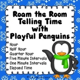 Telling Time Roam the Room with Playful Penguins