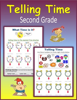 Preview of Telling Time (Second Grade)