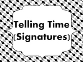 Telling Time (Signatures): Teaching Aid for Reading Time S