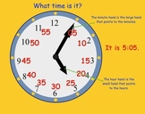 Telling Time: Smartboard Interactive file