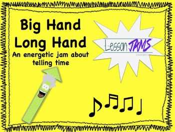 Preview of Telling Time Song: Big Hand Long Hand MP3 & Lyrics