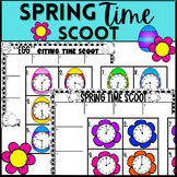 Telling Time Spring Task Cards SCOOT Game