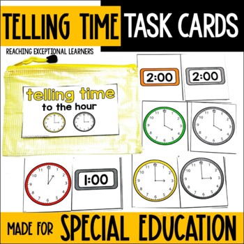 Preview of Telling Time Task Cards