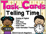 Telling Time Task Cards: Hour and Half Hour