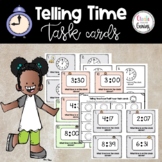 Telling Time Task Cards| Analog, Digital, Hour, Half hour,
