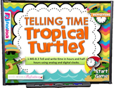 Telling Time Tropical Turtles Smart Board Game