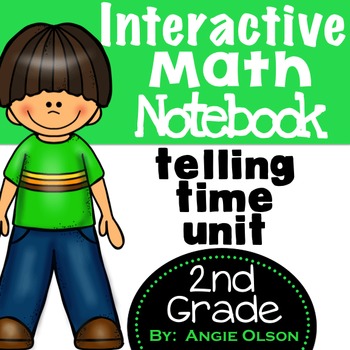 Preview of Telling Time Second Grade Math Notebook