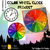 Telling Time With A Color Wheel Clock Art Project - Elemen