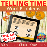 Telling Time Word Problems Boom Cards