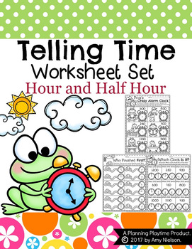 Preview of Telling Time Worksheets