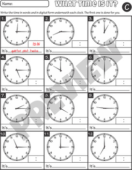 telling time worksheets by km classroom teachers pay teachers