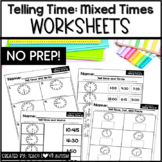 Telling Time Worksheets | Mixed Time Practice |