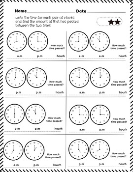 Telling Time Worksheets / Telling Time to the Nearest 5 Minutes by ...
