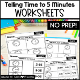 Telling Time Worksheets to Five Minutes