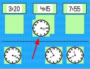 google classroom distance learning math telling time for 1st 2nd grade