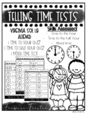 Telling Time (hour and half hour) Unit Tests