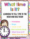 Telling Time: hour and half hour bundle