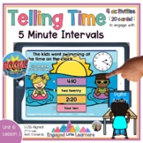 Telling Time in 5-Minute Intervals | BOOM™ Digital Task Ca