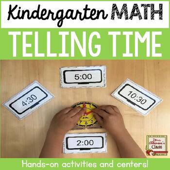 Telling Time in Kindergarten by Alessia Albanese | TpT