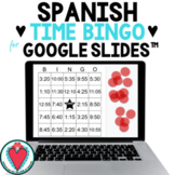 Telling Time in Spanish - Bingo Game for Google Slides - La Hora