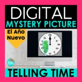 Telling Time in Spanish Digital Mystery Picture | Pixel Art