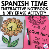 Telling Time in Spanish La Hora Interactive Notebook and D