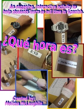 Preview of Telling Time in Spanish - ¿Qué hora es?