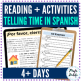 Spanish Short Story Reading Comprehension - Telling Time A