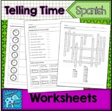 Telling Time  in Spanish Worksheets