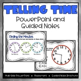 Telling Time Powerpoint & Guided Notes - Third Grade
