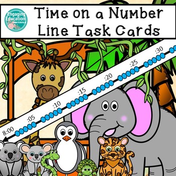 Preview of Telling Time on a Number Line - A Montessori Inspired Lesson