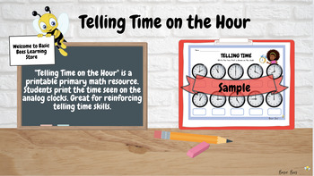 Preview of Telling Time on the Hour