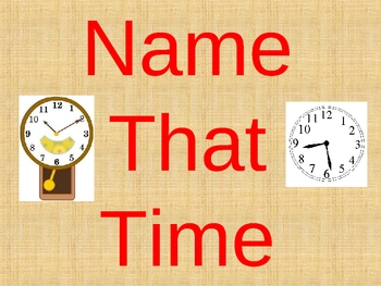 telling time to 5 minute intervals powerpoint game by brooke beverly
