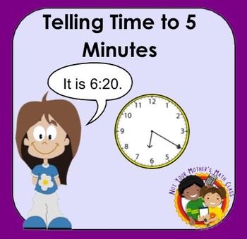 Preview of Telling Time to 5 Minutes - 2nd Grade Common Core 2.MD.C.7