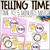 Telling Time to 5 Minutes Activity - 1st, 2nd or 3rd Grade