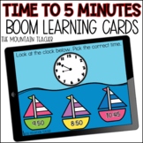 Telling Time to 5 Minutes Activity | BOOM Cards