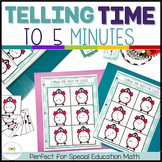 Telling Time to 5 Minutes - Matching Activities for Specia