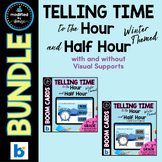 Telling Time to The Hour and Half Hour - with/without Visu