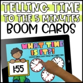 Telling Time to the 5 Minutes Boom Cards